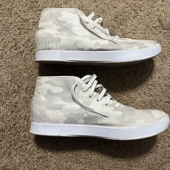 NOBULL White and Gray Athletic Shoes Lightweight Performance - Picture 2 of 7